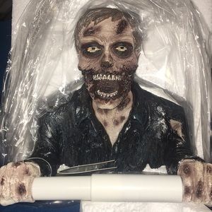 Zombie toilet paper roller